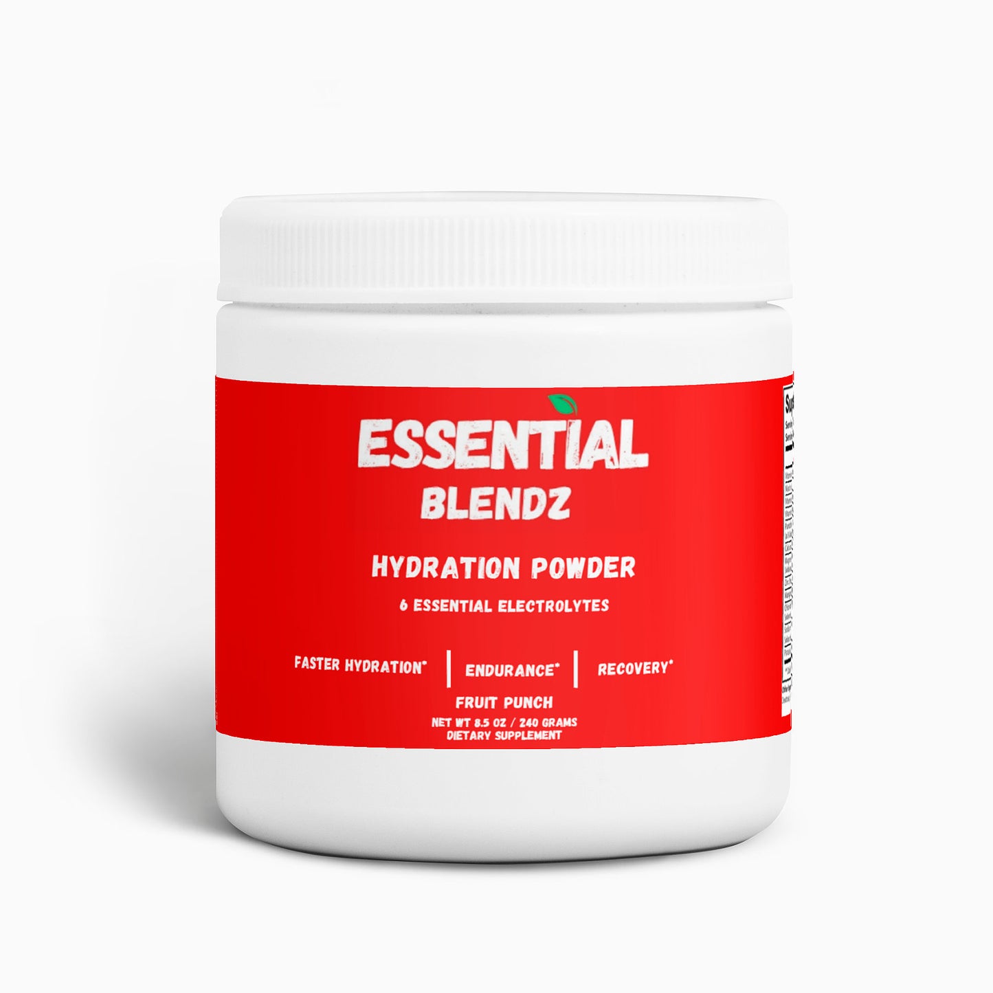Hydration Powder Fruit Punch